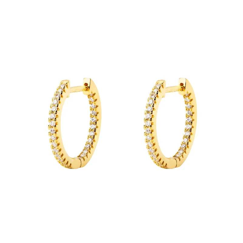 dangle earrings for women -Gleam Gold Earrings