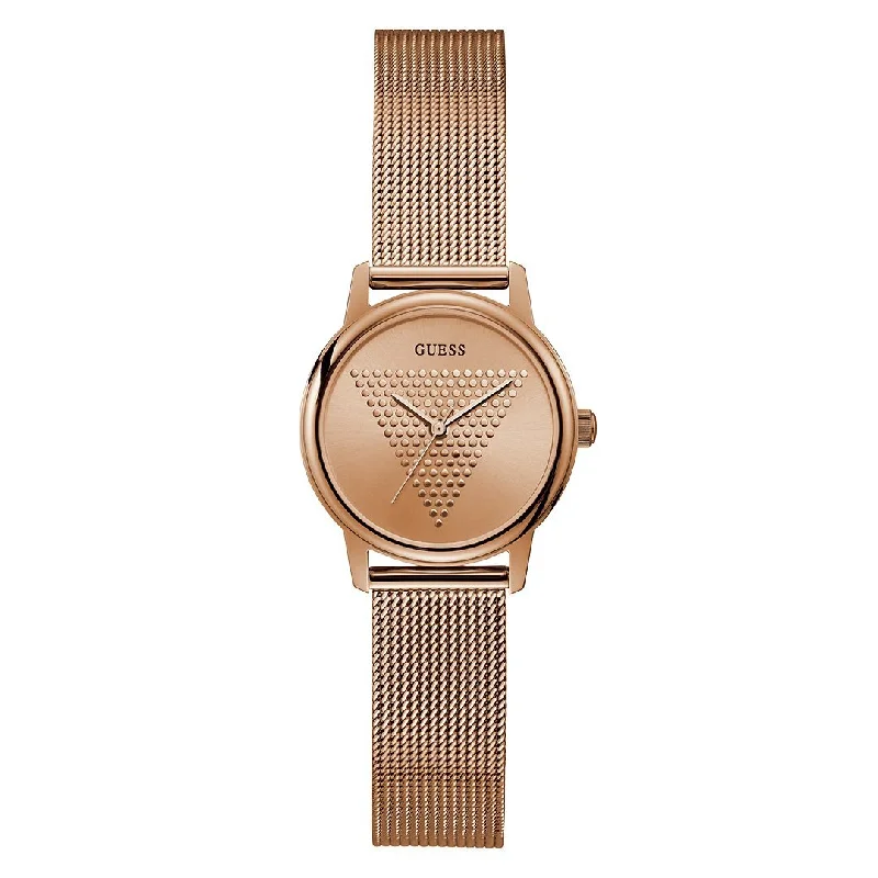 Guess Micro Imprint Rose Gold Watch GW0106L3