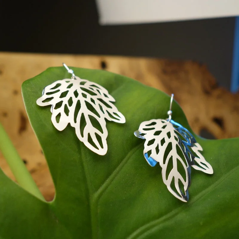 chic earrings for women -Sterling Silver Earrings