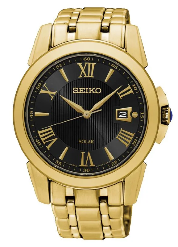 Seiko Le Grand Sport Gold Watch SNE468P