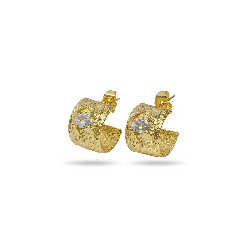 luxury gemstone earrings for women -THE HAMMERED DIAMOND HEIRLOOM EARRINGS