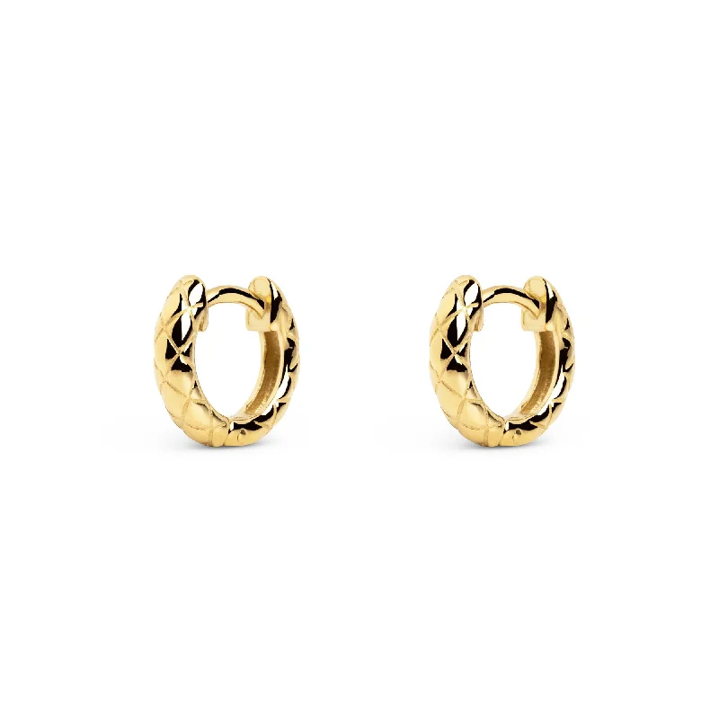 elegant drop earrings for women -Boa Gold Earrings