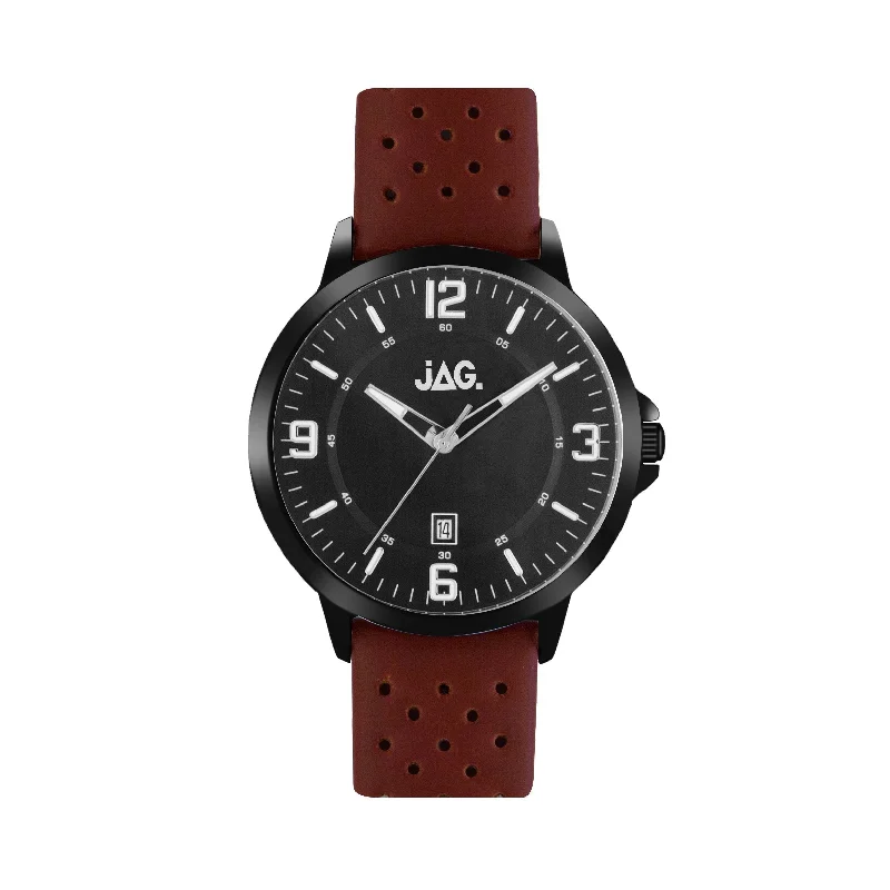 Jag Archie Brown Leather Mens Watch J2181