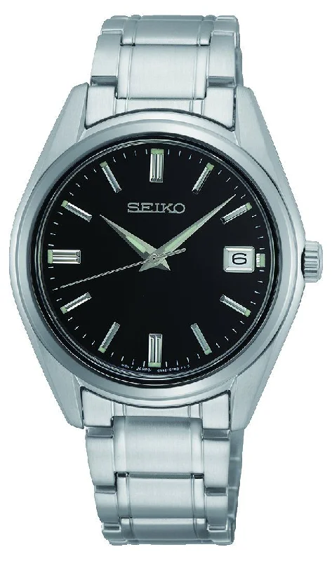 Seiko Black Mens Watch SUR319P