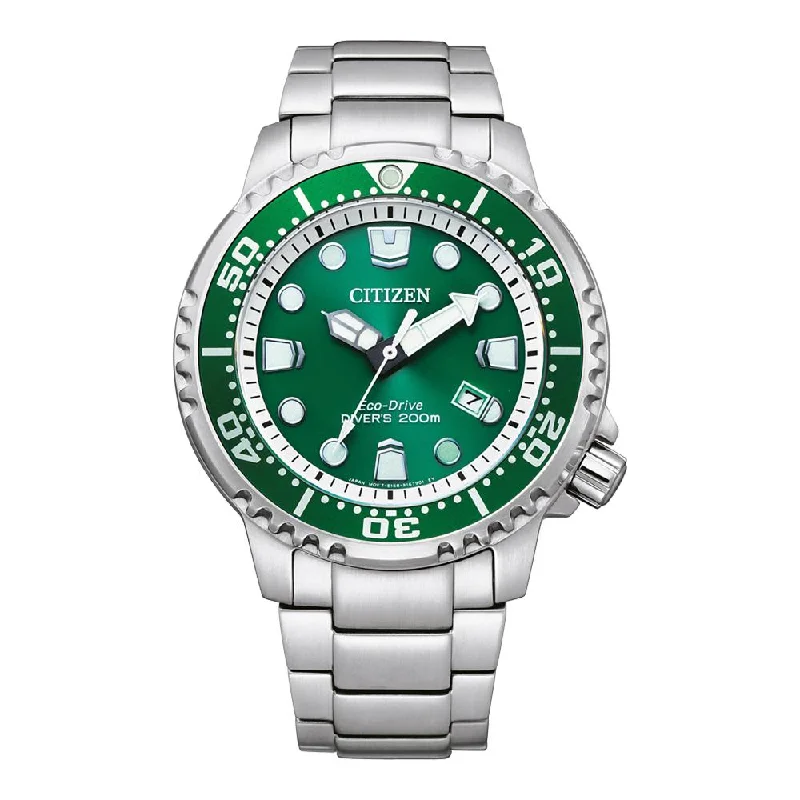 Citizen Promaster Diver Green dial Aqualand BN0158-85X