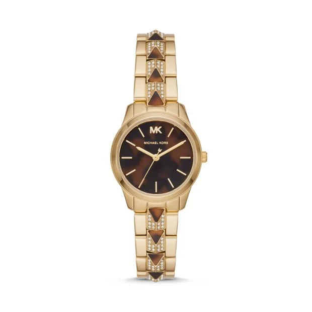 Michael Kors Runway Mercer Two Tone Analogue Watch