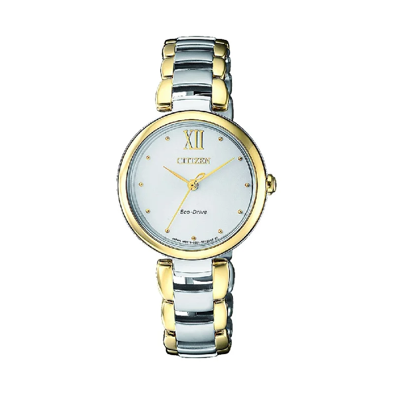 Citizen Eco-Drive Ladies Two Tone Watch EM0534-80A