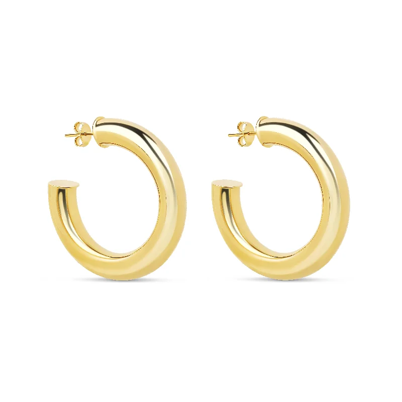 hoop earrings for women -THE GOLD MADISON HOOPS