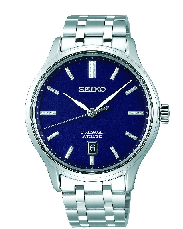 Seiko Men's Presage Blue Watch SRPD41J