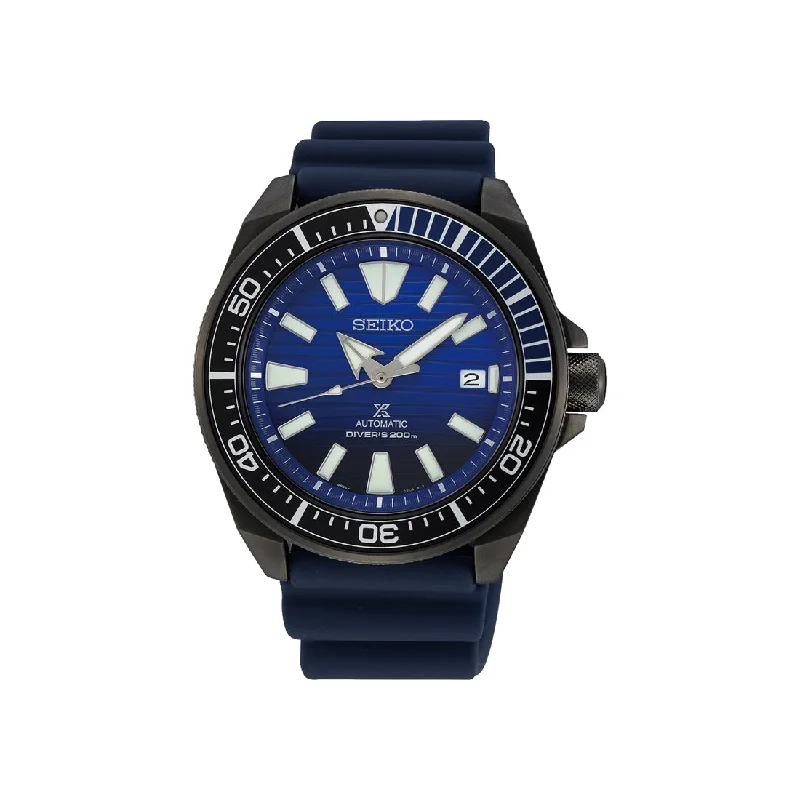 Seiko Men's Prospex Samurai 'Save The Ocean' Black Edition Watch Model SRPD09K1