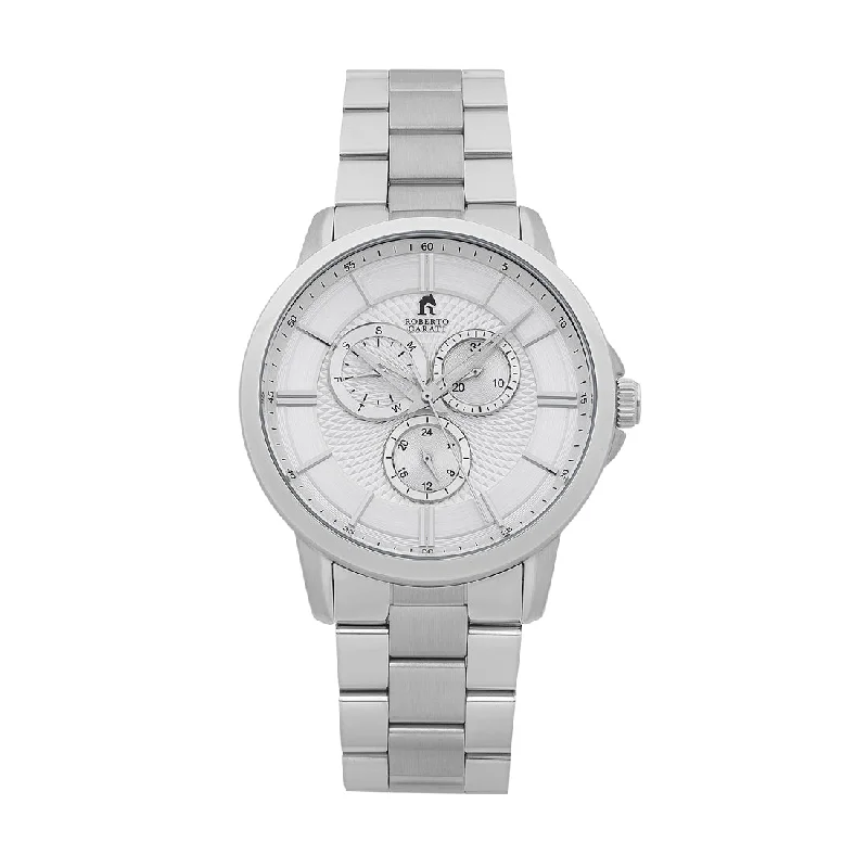 Roberto Carati Carter Silver Multifunction Watch