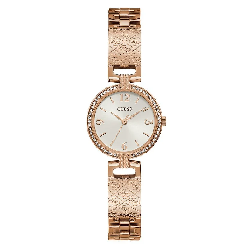 Guess Mini Luxe Rose Gold Crystal Watch GW0112L3