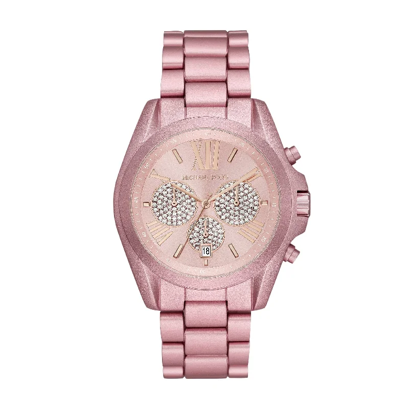 Michael Kors Bradshaw Pink Chronograph Watch