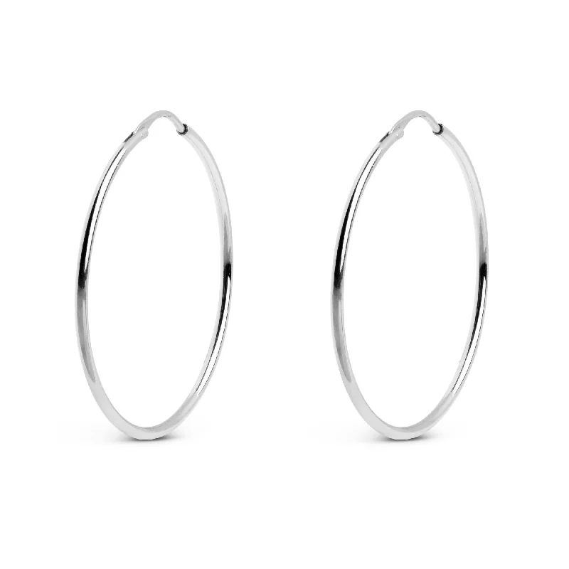 dangle earrings for women -Maria L Hoop Earrings