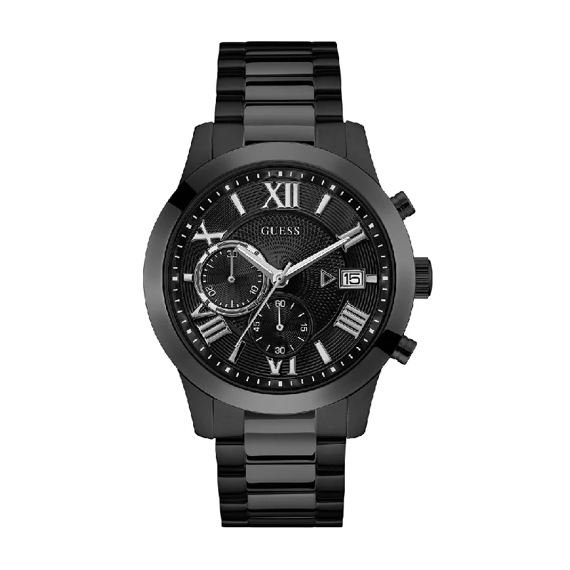 Guess Atlas Mens Black Watch W0668G5