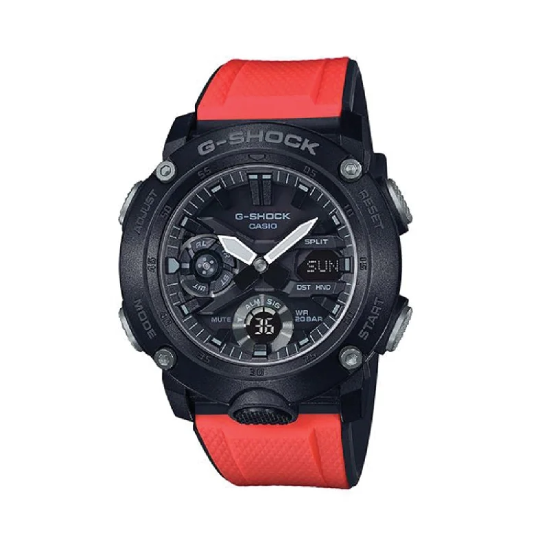 Casio G Shock Orange Mens Watch GA-2000E-4DR