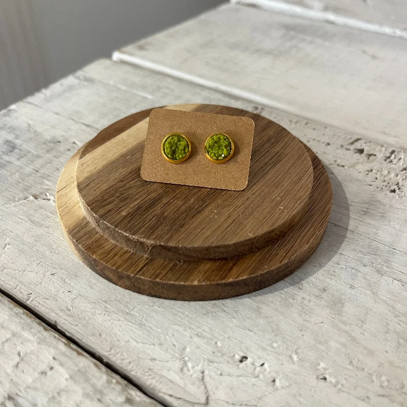 diamond stud earrings for women -stone moss stud earrings