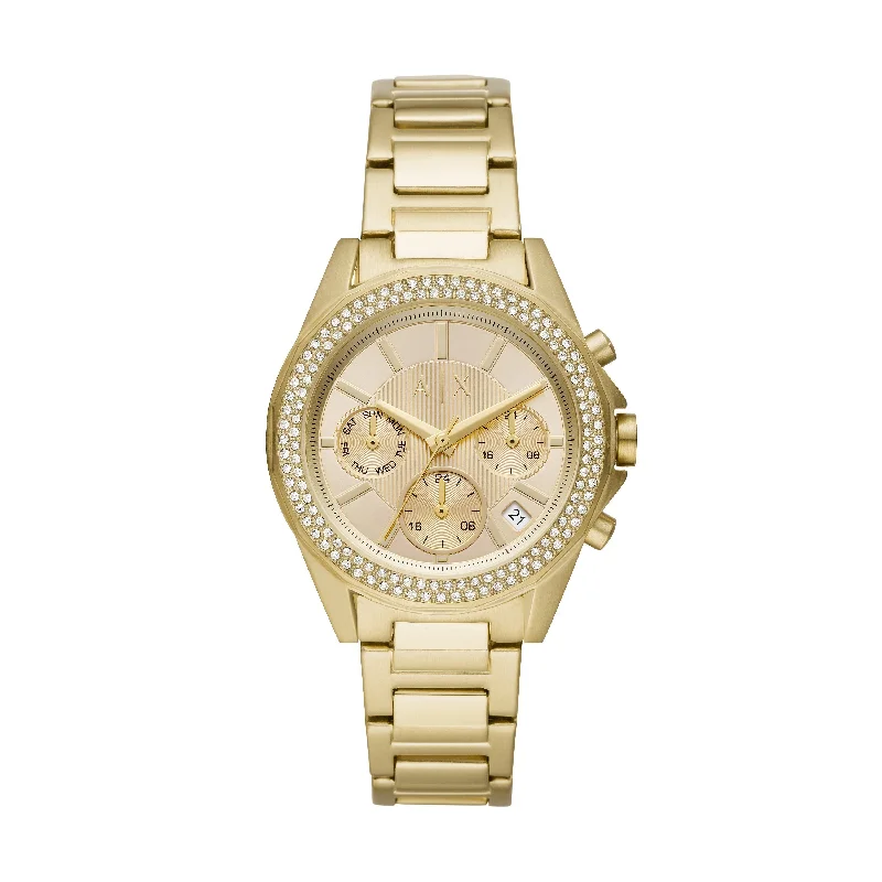 Armani Exchange Drexler Gold Watch AX5651