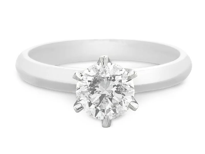 vintage-inspired necklaces for women -Tia Brilliant Love 18ct White Gold 0.40ct Diamond Ring