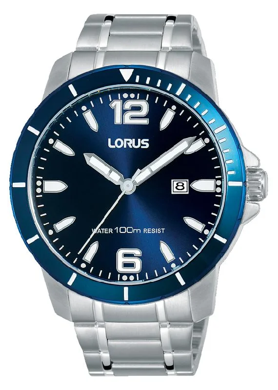 Lorus Men's Blue Face Watch