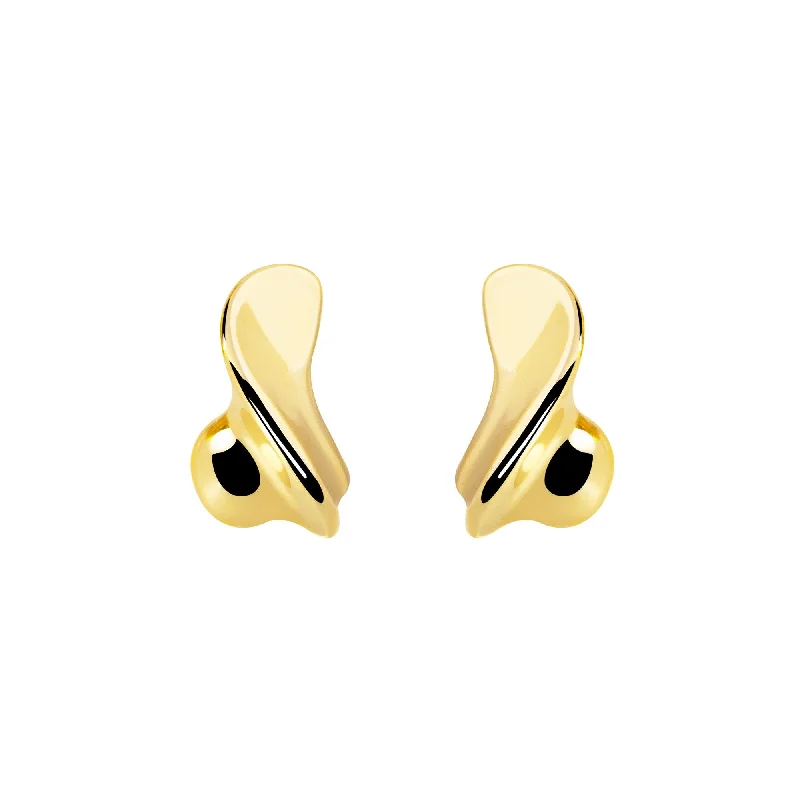 luxury earrings for women -Hari Gold Earrings