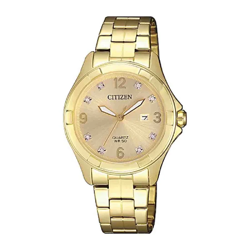 Citizen Ladies Watch with Crystals Model EU6082-52P