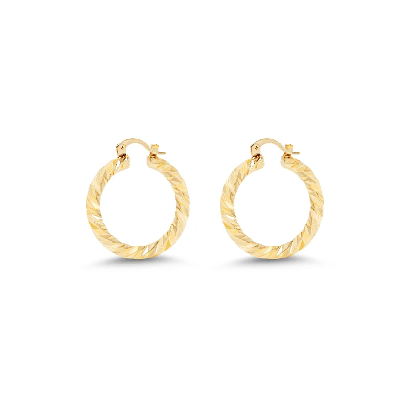 multi-layered earrings for women -THE MIA HOOP EARRINGS (SMALL)