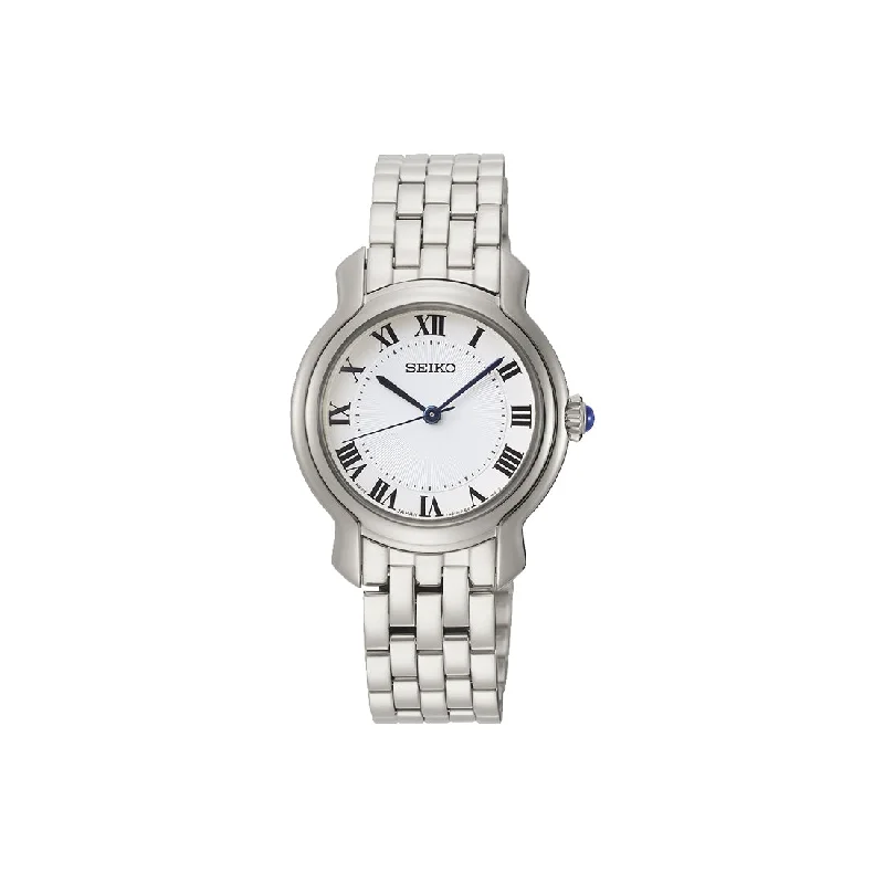 Seiko Ladies Silver Stainless-Steel Quartz Watch SRZ519P1