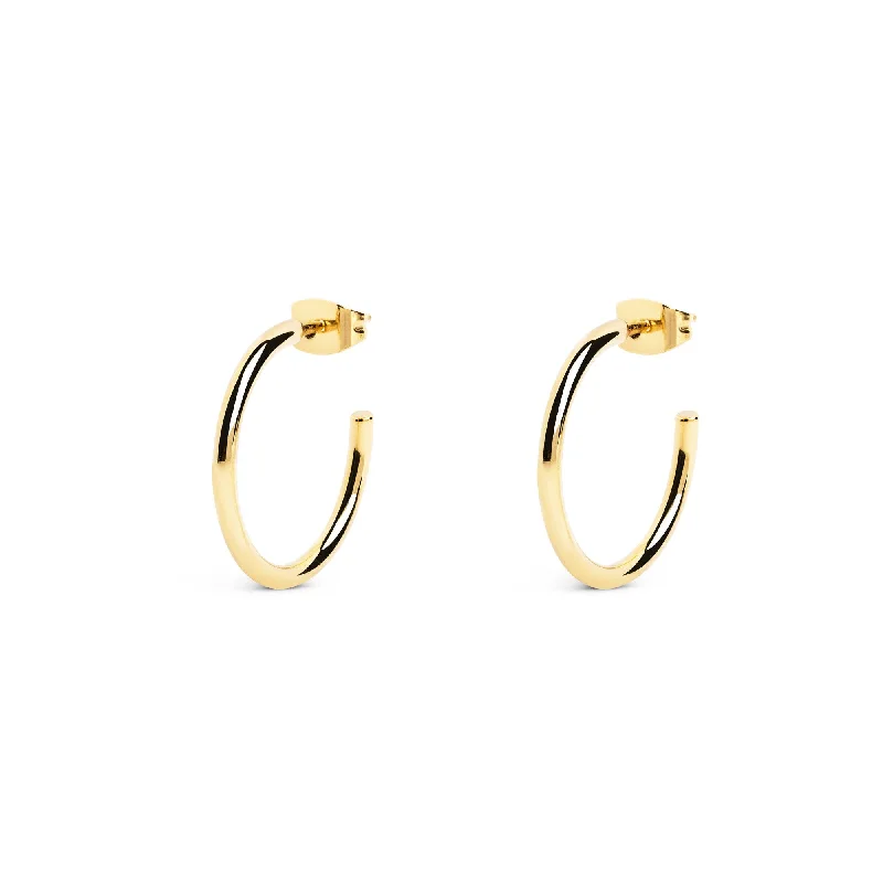 geometric earrings for women -Ank Gold Hoop Earrings