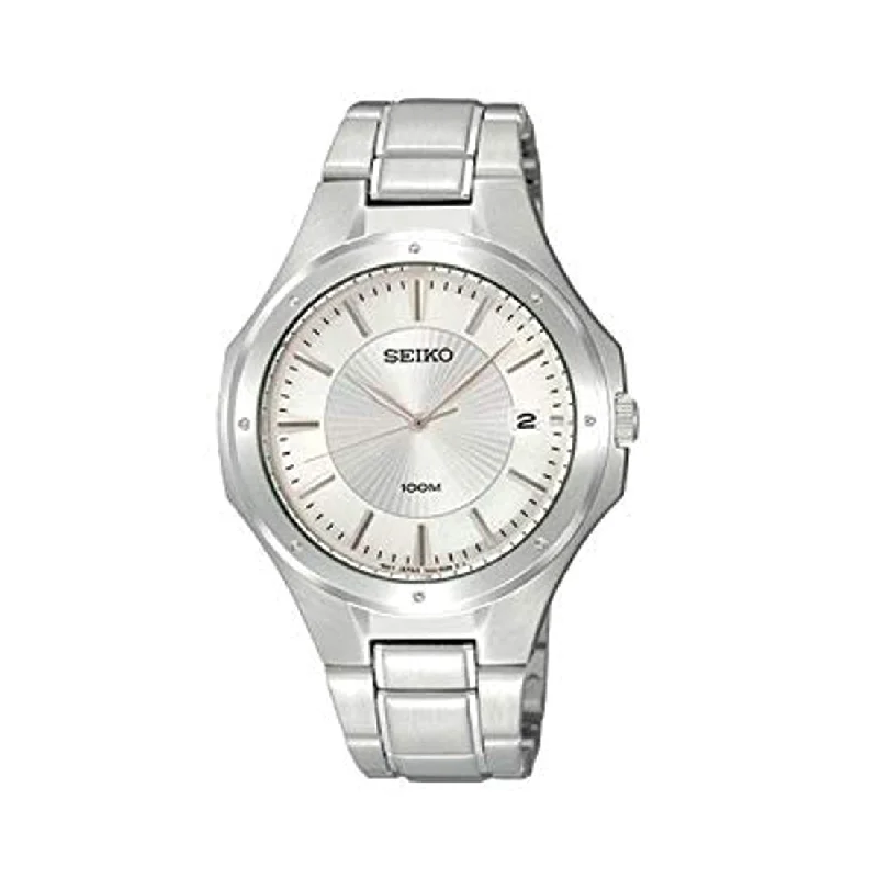 Seiko Mens Stainless Steel Watch SGEF59P1