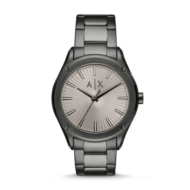 Armani Exchange Gunmetal Analogue Watch