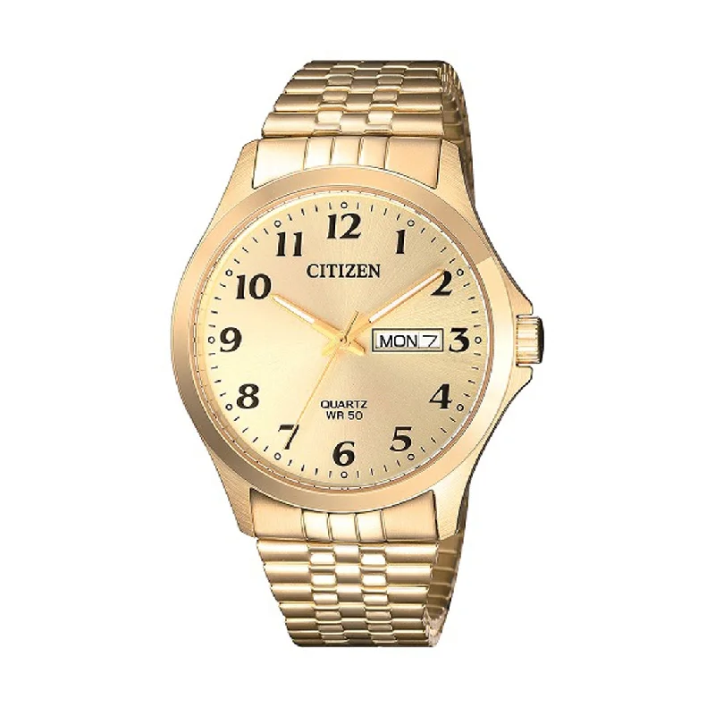 Citizen Mens Quartz Gold Watch BF5002-99P