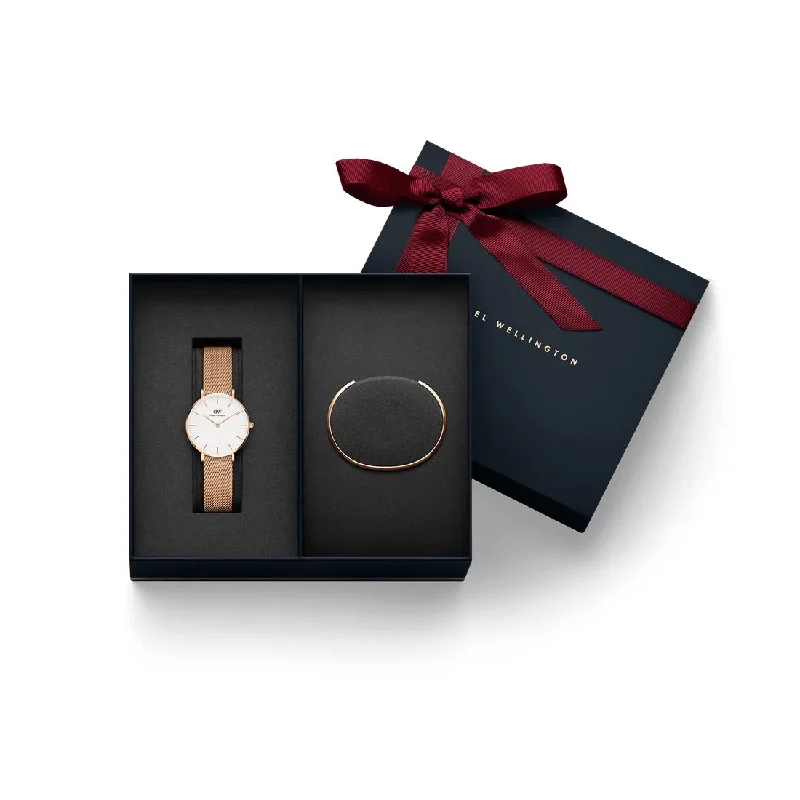 Daniel Wellington Melrose Watch and Cuff Gift Pack DW00500001