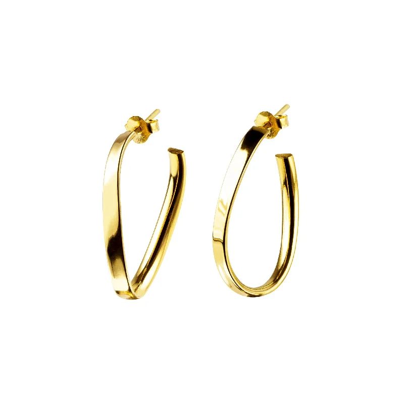 colorful stud earrings for women -Obbo Gold Earrings