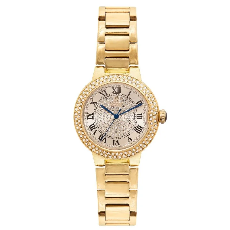 Roberto Carati Envy Crystal Gold Watch