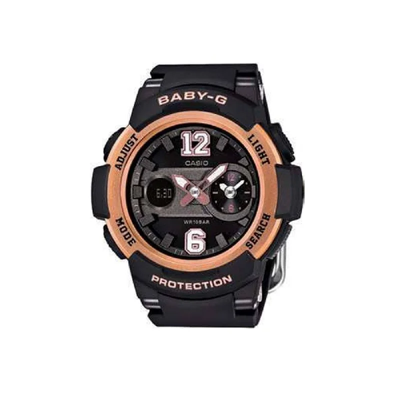 Casio Baby G Dual Dial Black Watch BGA-210-1BDR