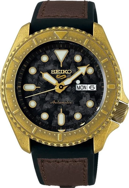 Mens Seiko 5 Sports 100M Watch SRPE80K