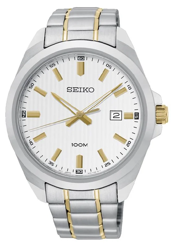 Seiko Men's Two Tone Band Watch SUR279P