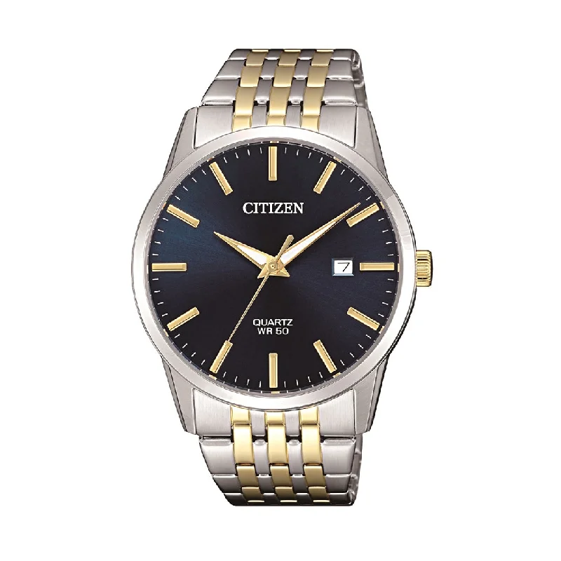 Citizen Men's Blue Dial Two Tone Watch Model BI5006-81L