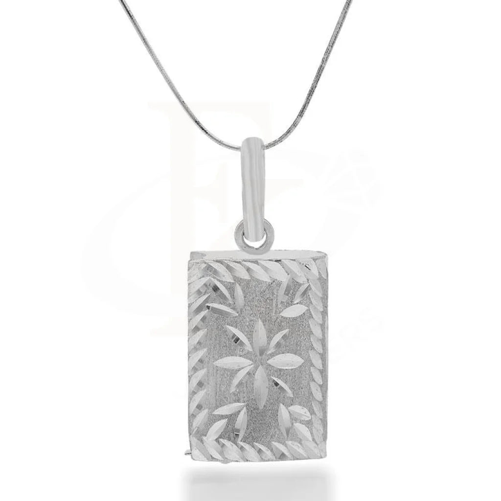 vintage-inspired necklaces for women -Sterling Silver 925 Necklace (Chain with Amulet Pendant) - FKJNKLSL2151