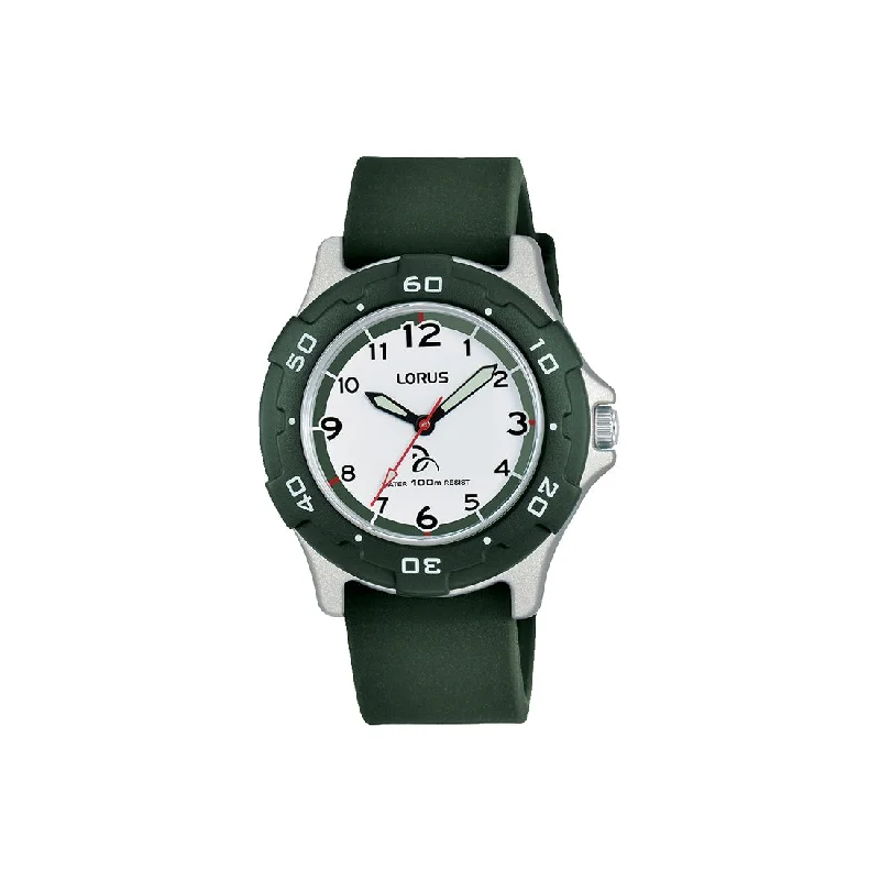 Lorus Childrens Green Sports Watch RRX89FX-9