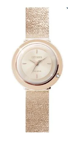 Citizen L Ambiluna Eco-Drive Rose Diamond Set Watch EM0643-84X