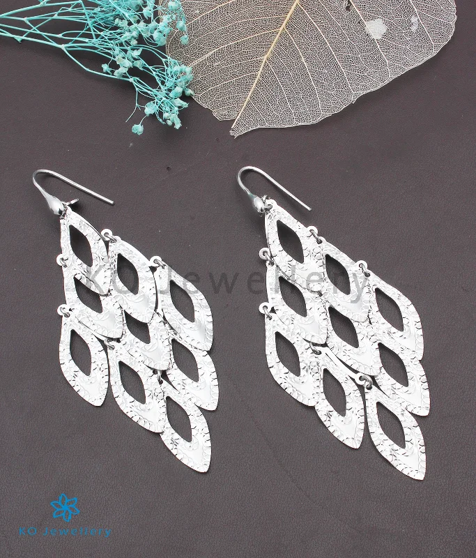 stud earrings for women -The Silver Plain Earrings