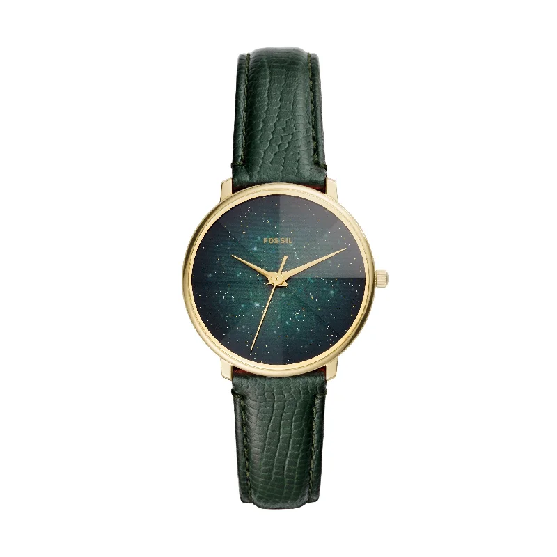 Fossil Prismatic Galaxy Green Watch ES4730