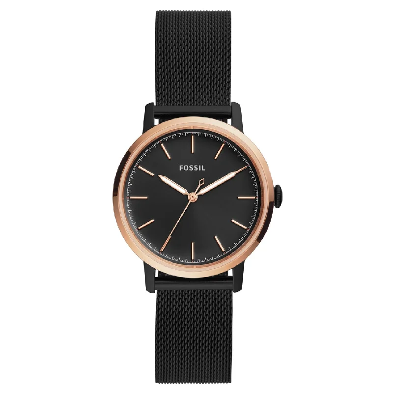 Fossil Neely Black Rose Gold Watch ES4467