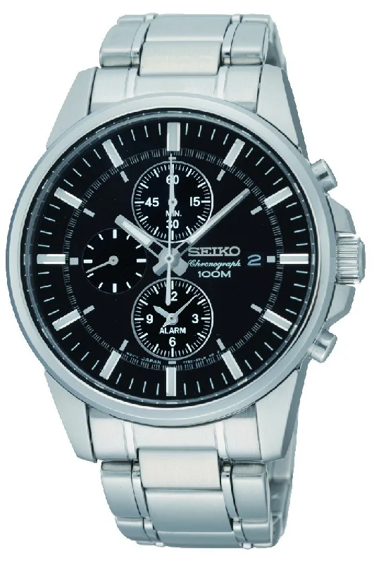 Seiko Chronograph Black Watch