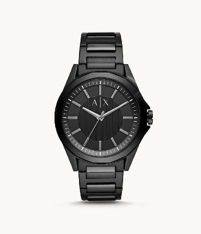 Armani Exchange Black Analogue Watch-AX2620