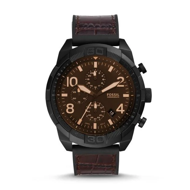 Fossil Bronson Two Tone Chronograph Watch