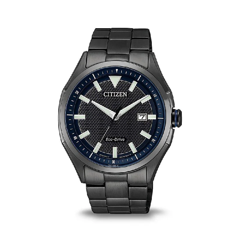 Citizen Mens Eco-Drive Black Watch AW1147-52L